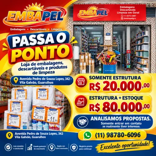 PASSA O PONTO LOJA DE EMBALAGENS GUARULHOS