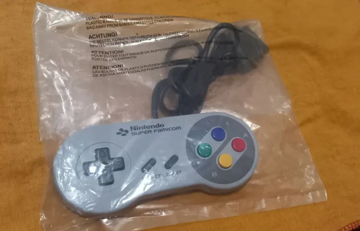 Controle super famicom novo original