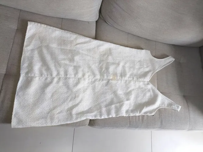 Vestido branco  PP usado 