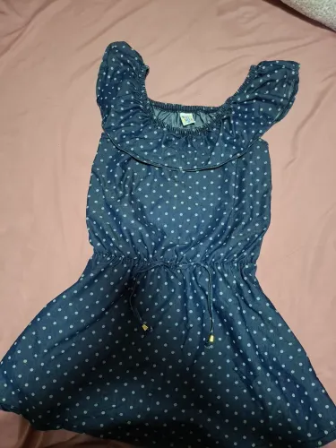 Vestido jeans pulla gulla tamanho 16. Bem conservado.