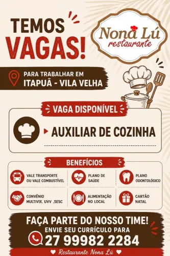 Grande oportunidade de trabalho 