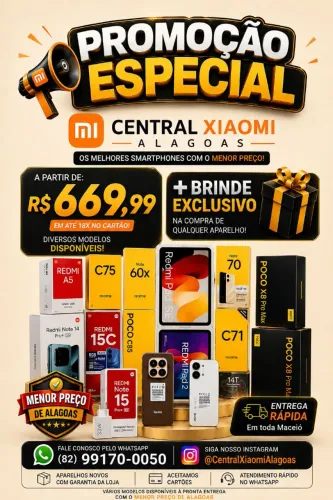 Xiaomi Poco X8 Pro Max 5G, Poco X7 Pro 5G, Redmi 17 e Diversos Modelos Disponíveis