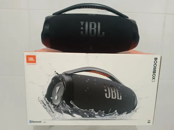 JBL BOOMBOX 3 COMPLETA FUNCIONANDO PERFEITAMENTE 