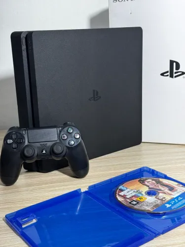 PlayStation 4 Slim (1 Tera) + GTA 5