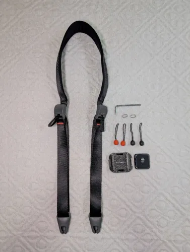 Kit Alça PGYTECH Heavy Duty (Night Black) + PGYTECH Braçadeira de liberação rápida para al