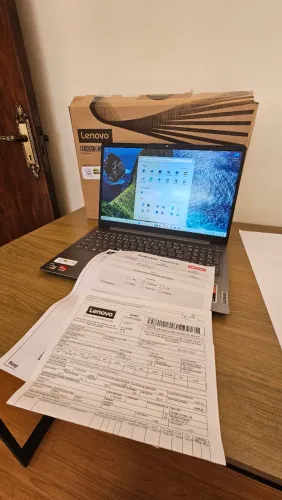Notebook Lenovo Ryzen 7 5700U | 8GB RAM | SSD 256GB | Tela Full HD 15,6"