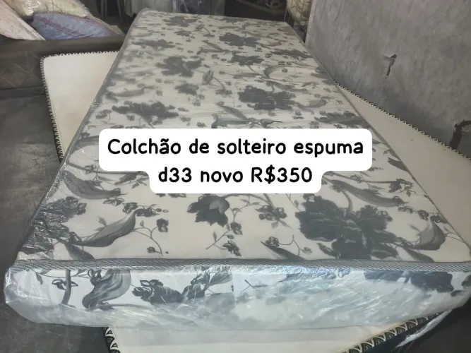 COLCHÃO DE SOLTEIRO ESPUMA D33 NOVO R$350 ENTREGA GRÁTIS