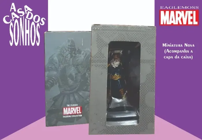 Coleção de Miniaturas Marvel Eaglemoss Especial - Odin Completa