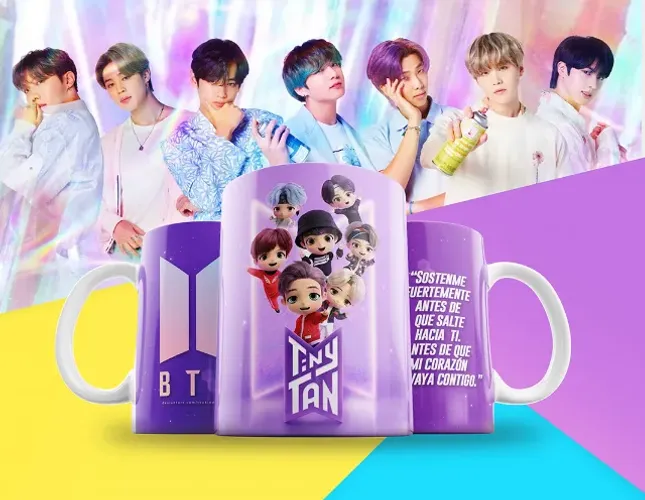 Caneca Personalizada BTS