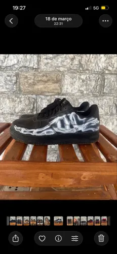 Tênis Nike air force one esqueleton
