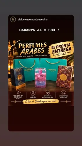 Perfumes nacionais e importados