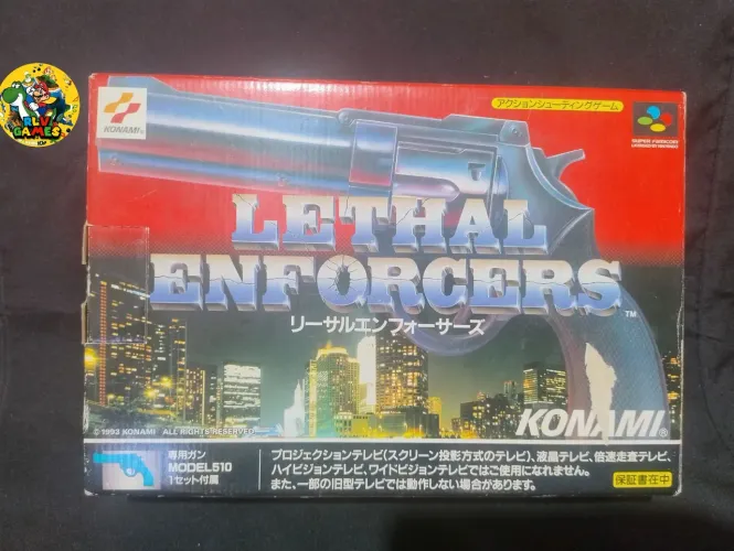 Controle KONAMI Justifier Lethal Enforces - Super Nintendo/Famicom