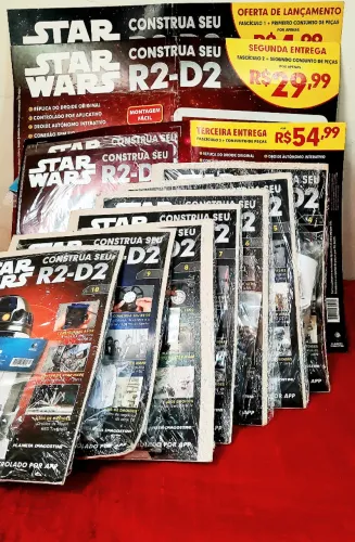 Star Wars R2D2 - Coleção Planeta DeAgostini Fascículos 01 a 40 Lacrados