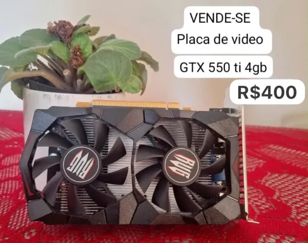 Vendo placa de vídeo GTX 550 TI 