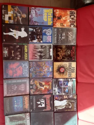 DVDS usados originais e piratas