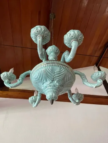 Lustre porcelana antigo