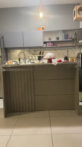 Alta Ilha Gourmet Ripado Cinza Hp - HENN