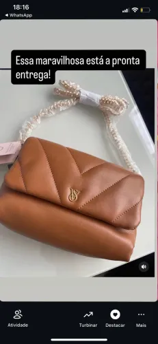Bolsa de couro da Victoria?s Secret