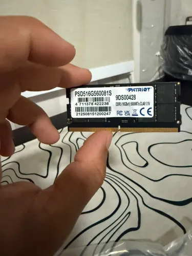 Memória RAM Patriot 16GB DDR5 5600 para Notebook