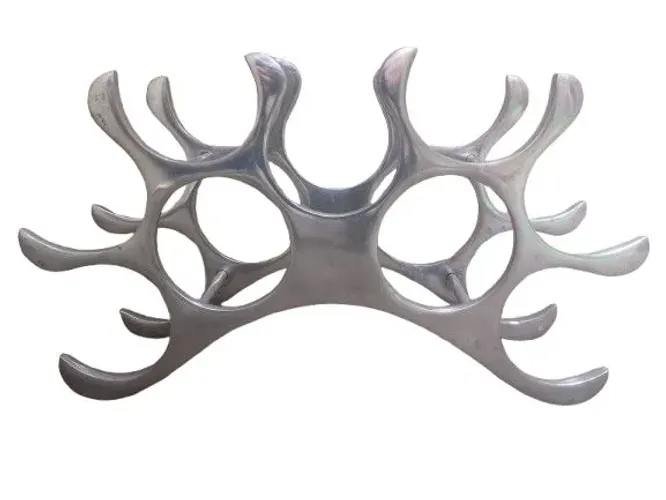 Adega/suporte 9 garrafas vinhos metal/oportunidade!