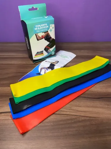 FAIXA ELÁSTICA DE EXERCÍCIO Conjunto de Elásticos