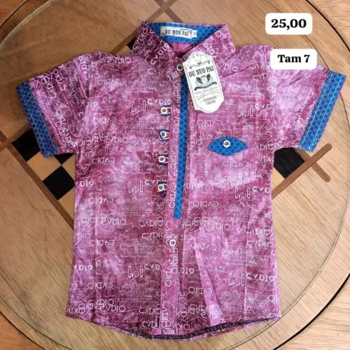 Camisa infantil Tam 7