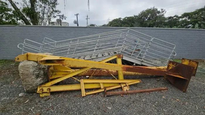 Braço giratório grua industrial
