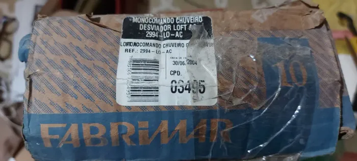 Misturador Monocomando Chuveiro Fabrimar Loft Completo COM DESVIADOR - Novo Na Caixa".