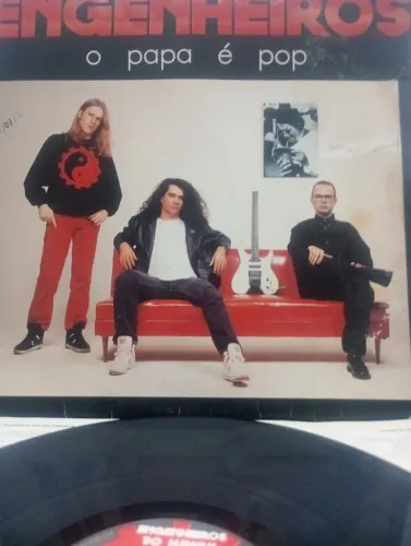DISCO DE VINIL, ENGENHEIROS DO HAWAII O PAPA É POP 1990