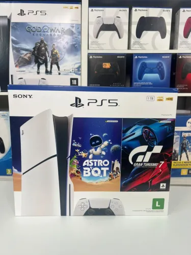 Ps5 Slim Novo versao COM LEITOR DE DISCOS - 1 controle 2 jogos do combo - 4.699 NO PIX OU