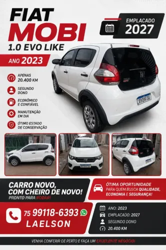 Fiat Mobi Like 1.0 Fire Flex 5P. 2023