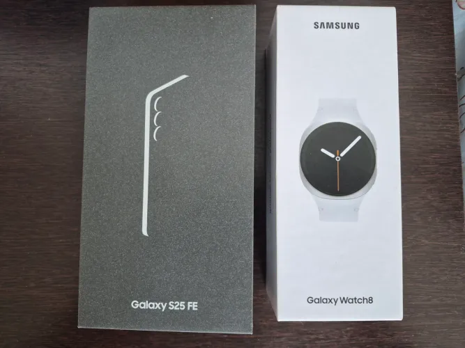 Celular Samsung S25 FE e Relógio Watch 8