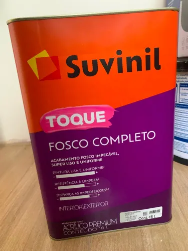 TINTA PREMIUM 18L CINZA CRÔMIO SUVINIL
