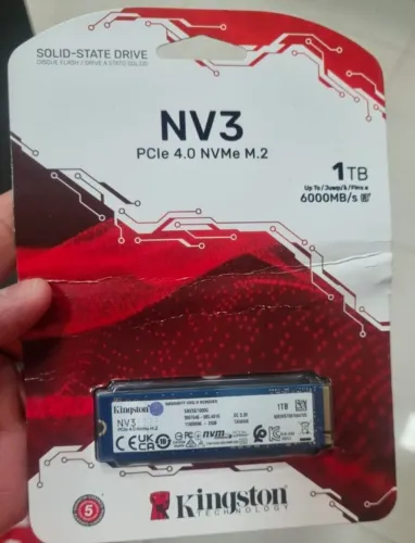 Ssd nv3 de 1 terá Kingston