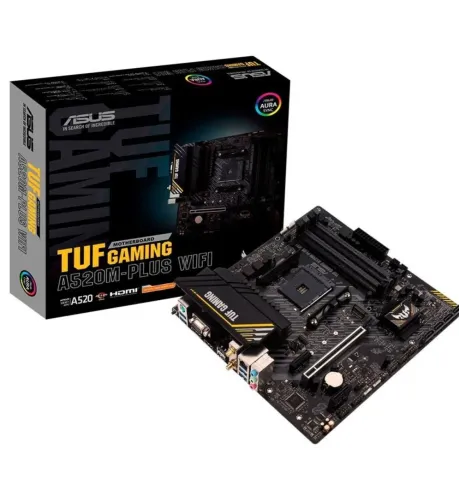 Placa mãe Asus TUF A520M-PII. SEM USOS!!!