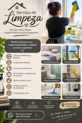 Serviço de Limpeza.