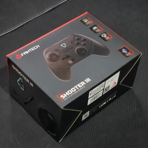 Controle Sem Fio Fantech Shooter III - Preto (Novo, Lacrado)