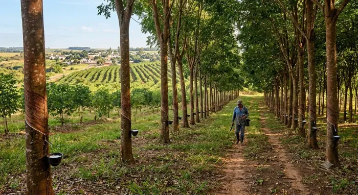 Sítio 13 Alqueires em Junqueira/SP 10 Mil Pés de Seringueira