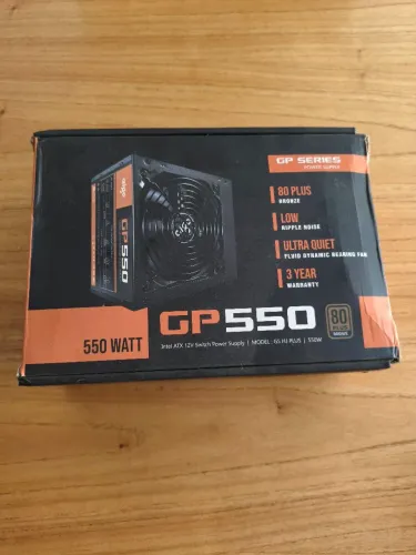 Fonte de PC 550w 80plus PFC ativo