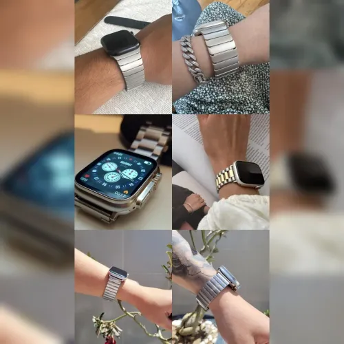Pulseiras de Aço Stainless steel Para Apple Watch SmartWatch