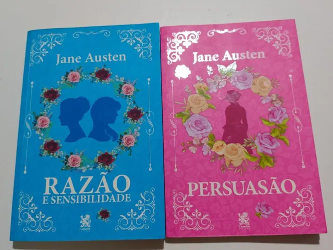 Imperdível - Livros Jane Austen: Razão e Sensibilidade + Persuasão.Capa mole,ótimo estado.