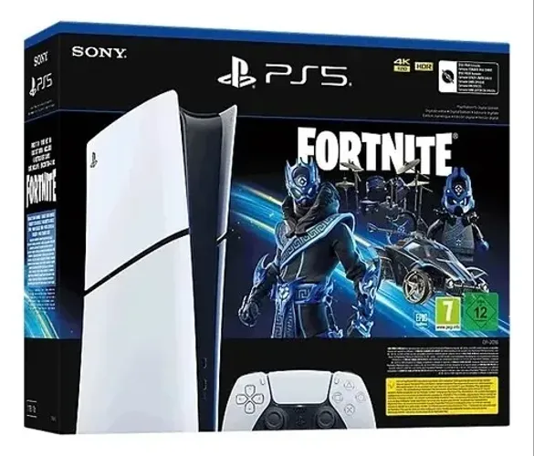 PlayStation 5 Slim Digital Edition - Fortnite Cobalt Star Bundle