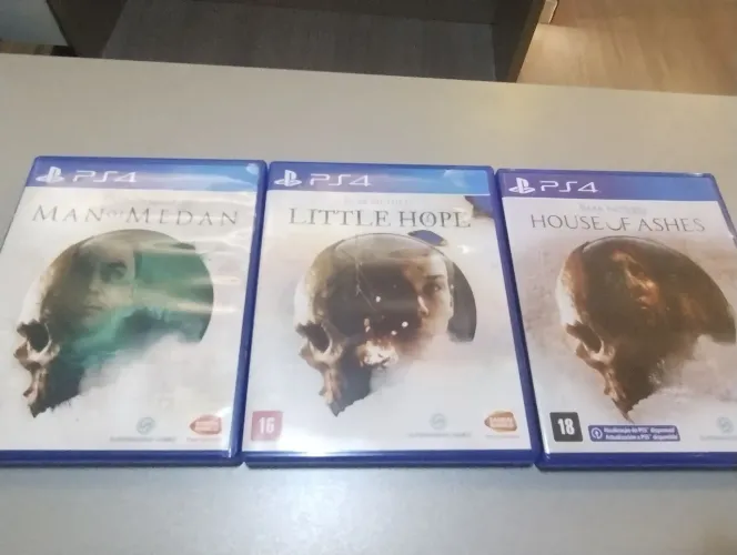 Kit 3 Jogos Ps4 Dark Pictures House Ashes Little Hope Medan