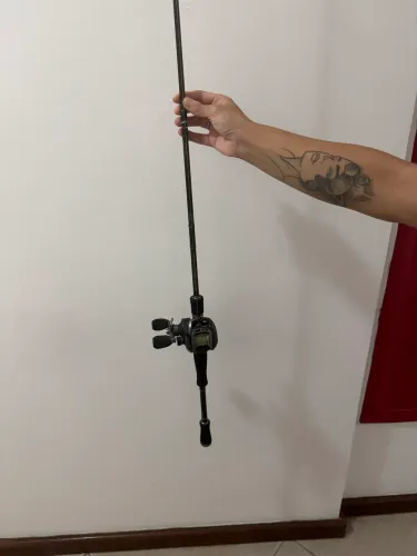 Vara de pesca Vara Marine Sports Green Bass IM10 Graphite + Carretilha Marine Sports