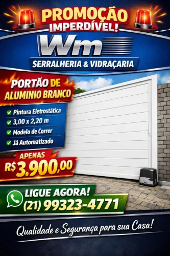 Serralheria vidraçaria portões automático 