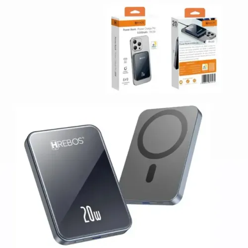 Lacrada Power Bank Power Charge Pro 5000mAh HREBOS PB-201
