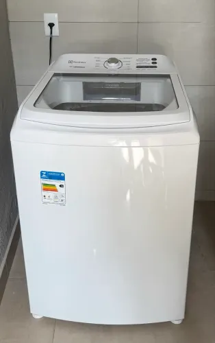 Máquina De Lavar 17kg Electrolux Com Cesto Inox, 127v Branco