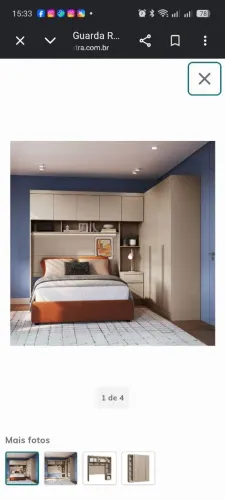 Guarda-roupa de Canto para apartamento.