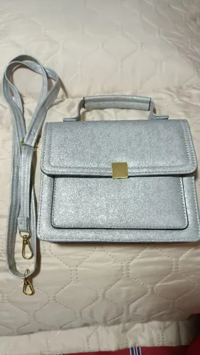 Bolsa de festa prata