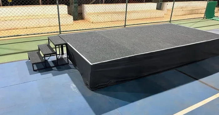 Palco para eventos de pequeno porte